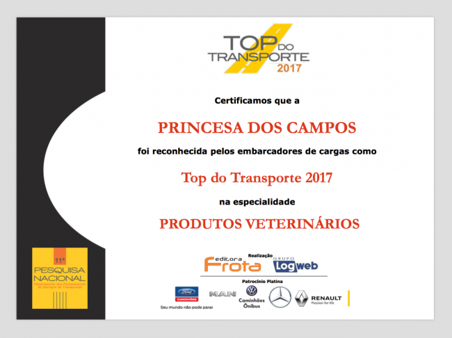 TOP do Transporte 2017